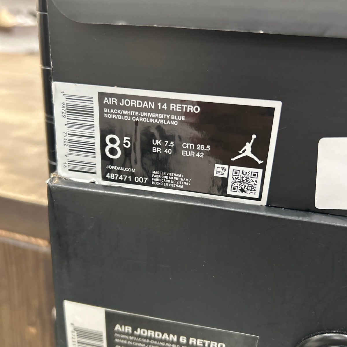 Jordan 14 Retro Black University Blue (2026) - Image 7