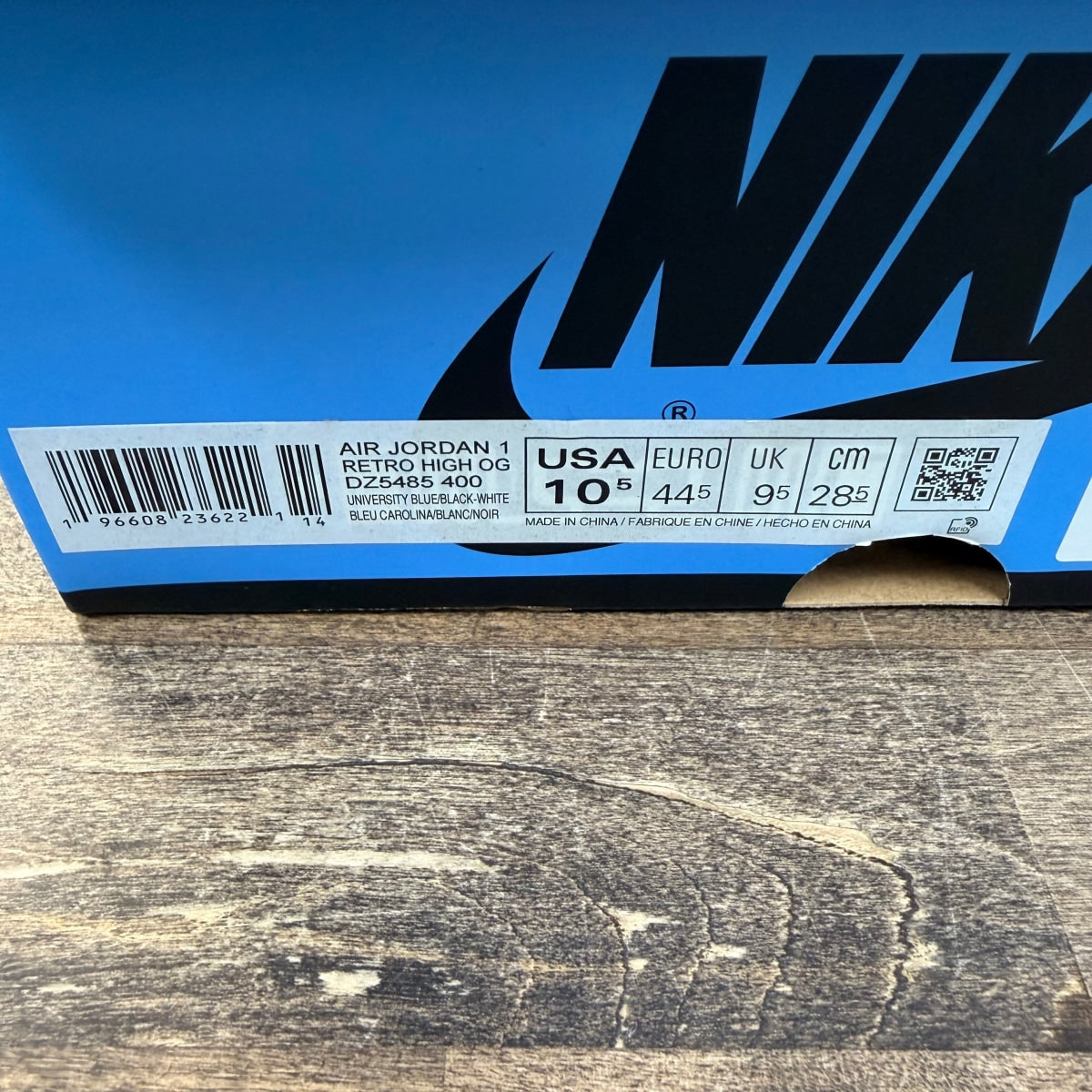 Jordan 1 Retro High OG UNC Toe - Image 6
