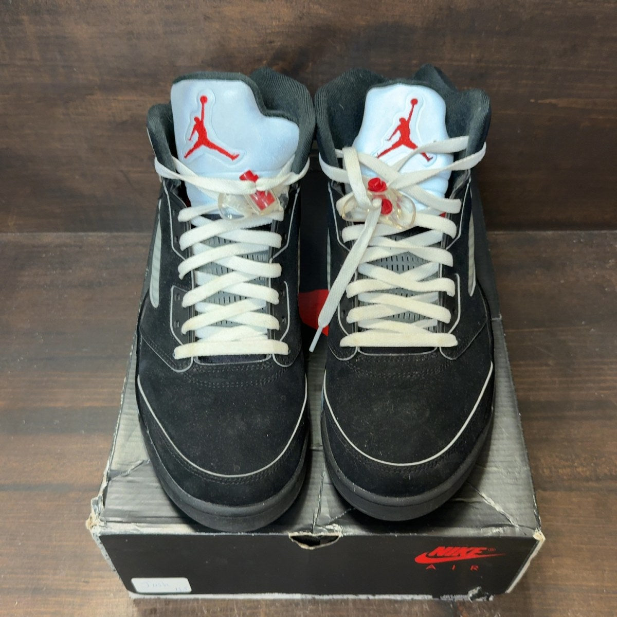 Jordan 5 Retro OG Black Metallic Reimagined Size 11.5 (Pre-Owned)