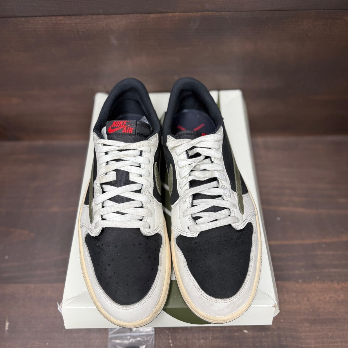 Jordan 1 Retro Low OG SP Travis Scott Olive (Women's) - Image 2