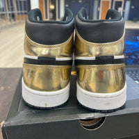 Jordan 1 Mid Metallic Gold Black White - Image 4