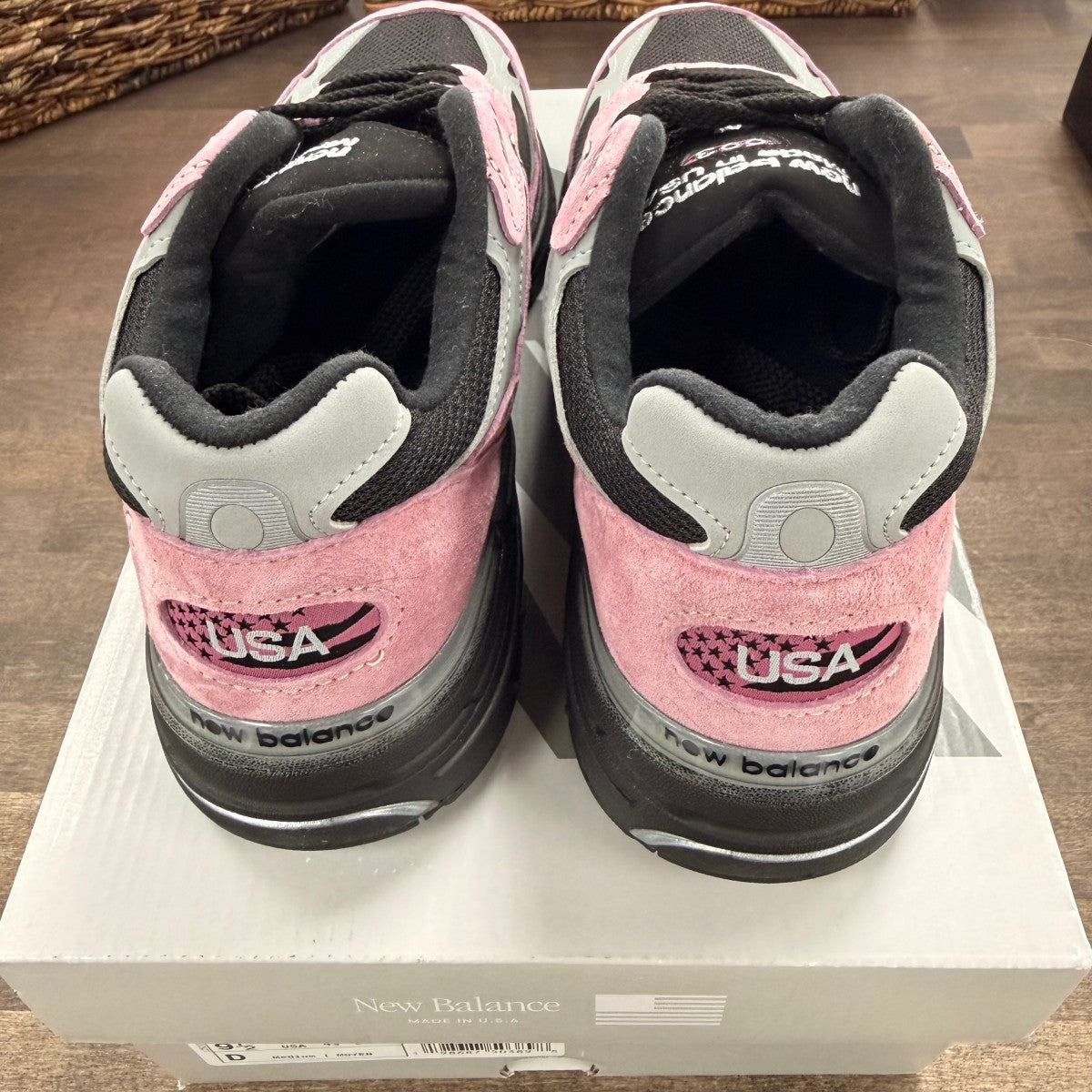 New Balance 993 MiUSA Pink Taffy - Image 4