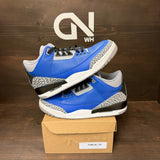 Jordan 3 Retro Varsity Royal Cement Size 10 (Pre-Owned) - Image 1