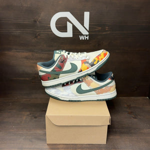 Nike Dunk Low SE Sail Multi-Camo Size 10.5 (Pre-Owned) - Image 1