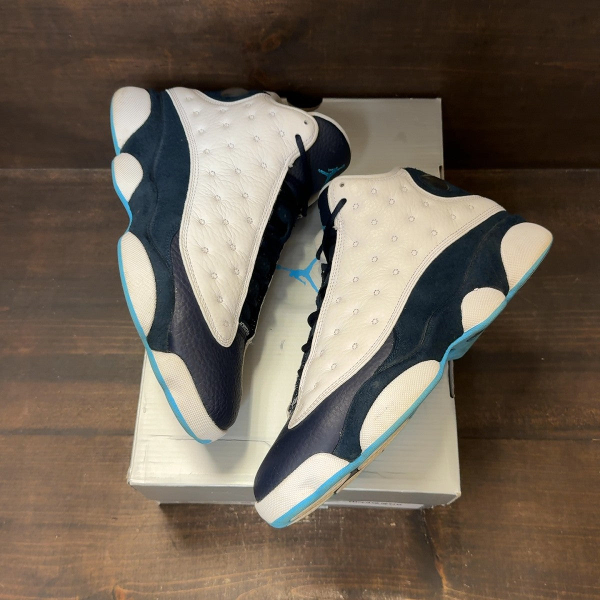 Jordan 13 Retro Obsidian Powder Blue White - Image 2