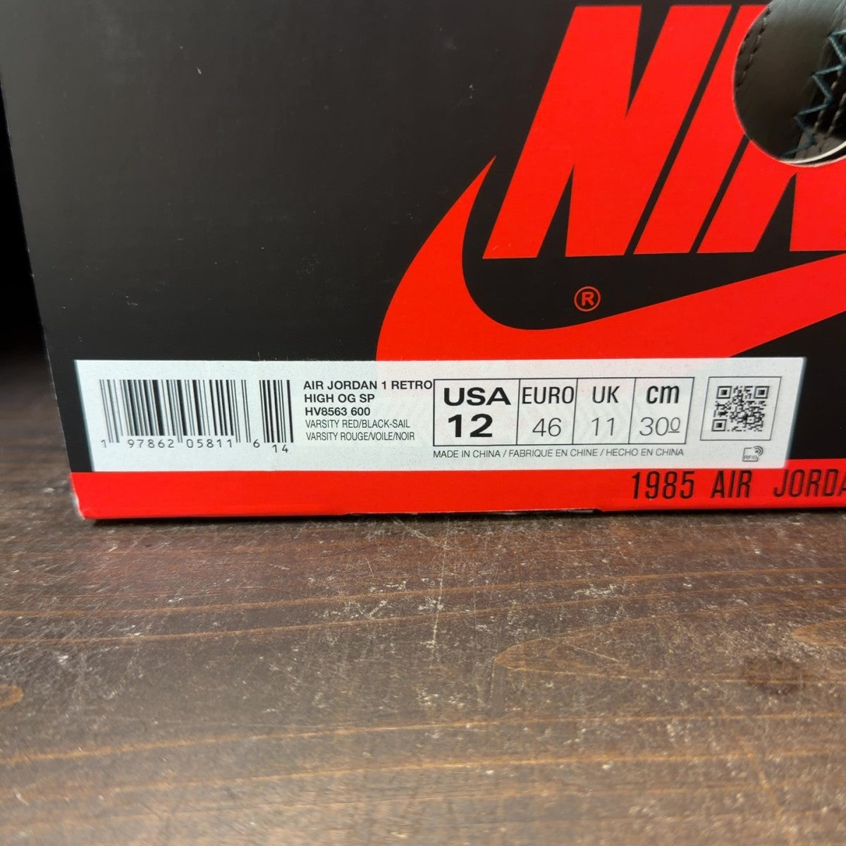 Jordan 1 Retro High OG SP Union LA Chicago Shadow - Image 7