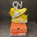 Nike Air Force 1 Mid SP Off-White Varsity Maize Size 8 (Pre-Owned) - front