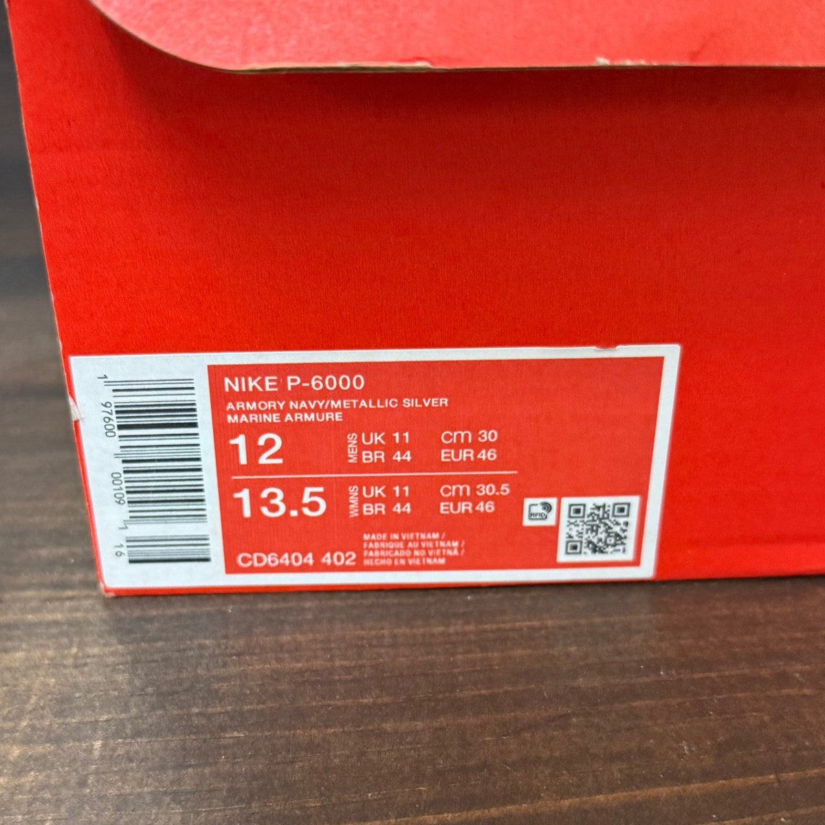 Nike P-6000 Armory Navy Flat Silver - Image 6