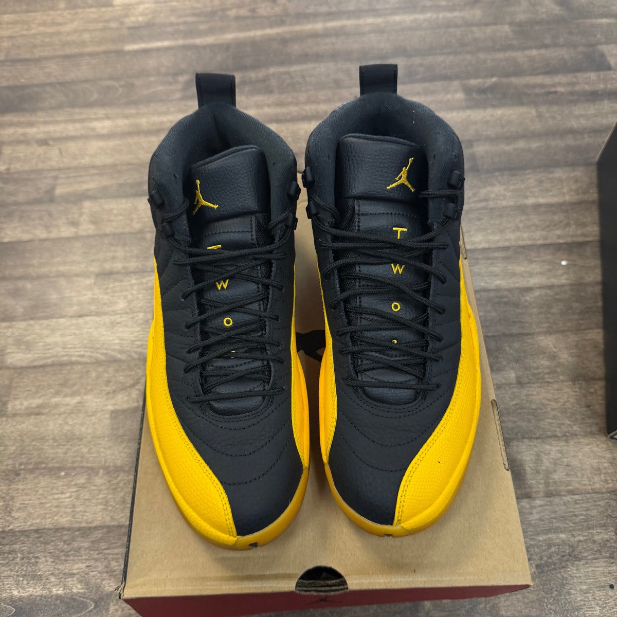 Jordan 12 Retro Black University Gold - Image 2