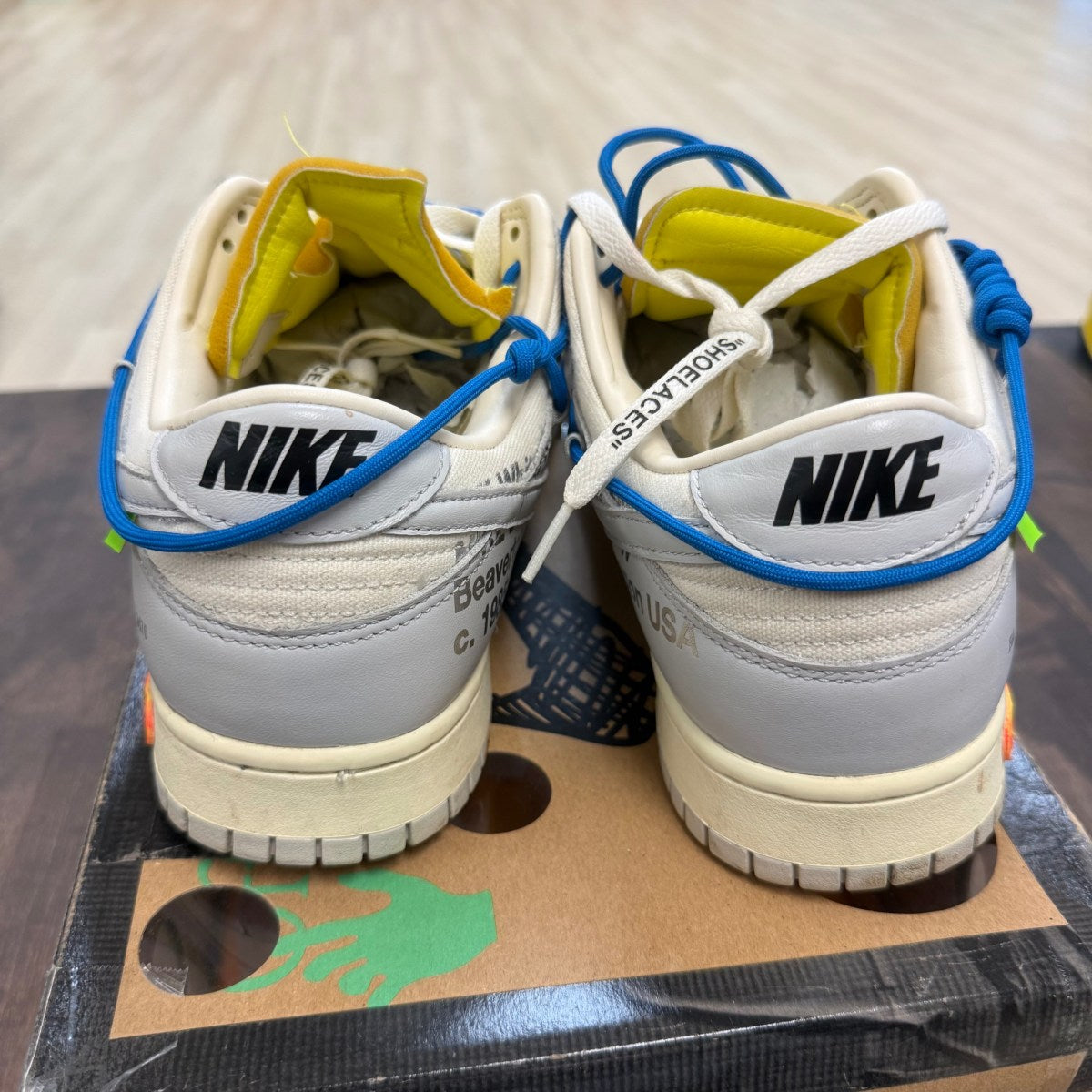 Nike Dunk Low Off-White Lot 10 - Image 5