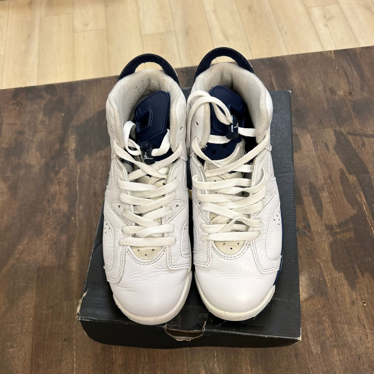 Jordan 6 Retro Midnight Navy (2022) (GS) - Image 1