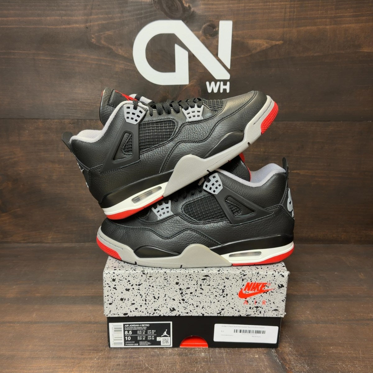 Jordan 4 Retro Bred Reimagined - Image 1