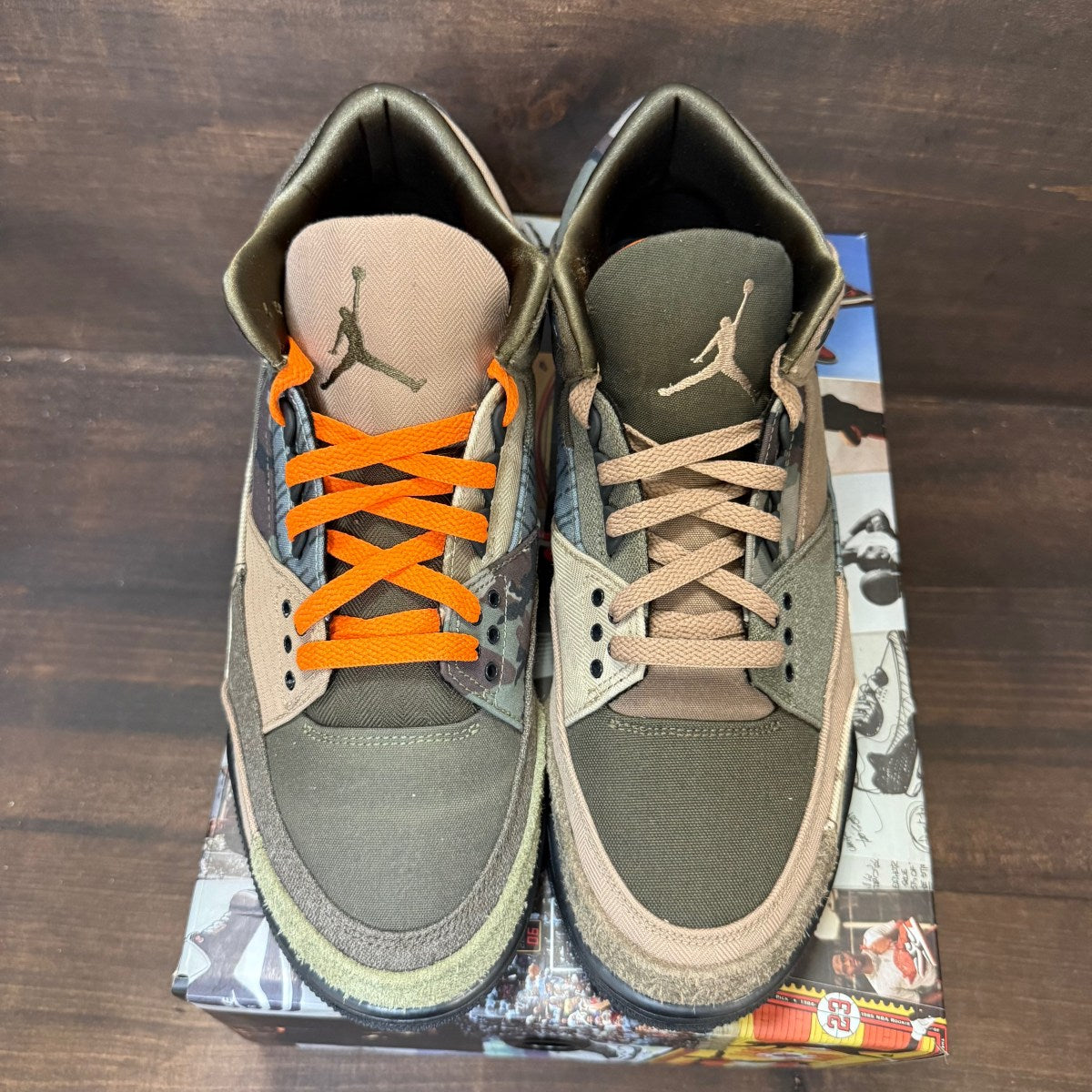 Jordan 3 Retro Patchwork Camo - Image 2