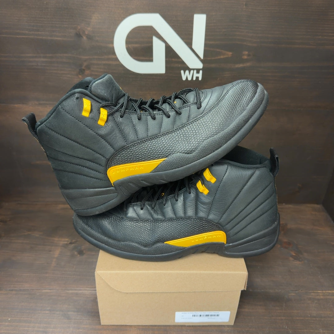 Jordan 12 Retro Black Taxi Size 14 (Pre-Owned) - Image 1