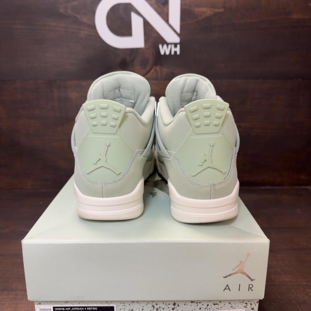 Jordan 4 Retro Seafoam Sail (Women's) - Image 4