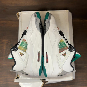 Jordan 4 Retro Lucid Green Rasta (Women's) - Image 5
