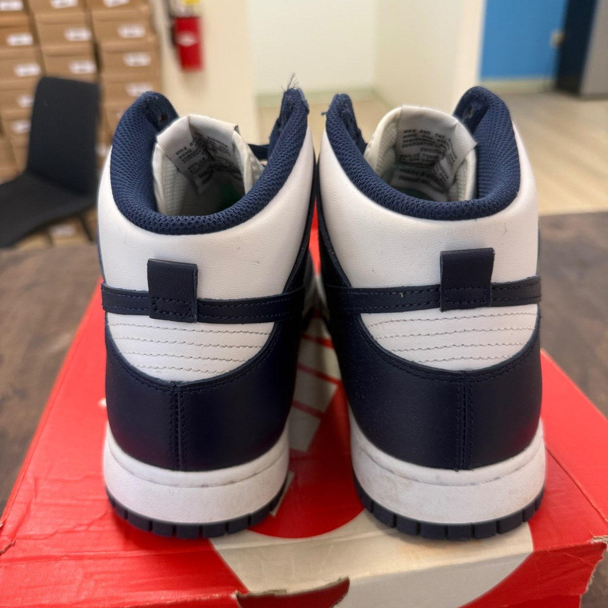 Nike Dunk High Championship Navy - Image 3