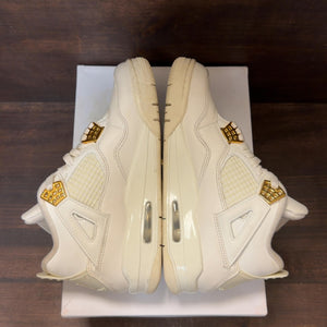 Jordan 4 Retro Metallic Gold (Women's) - Image 5