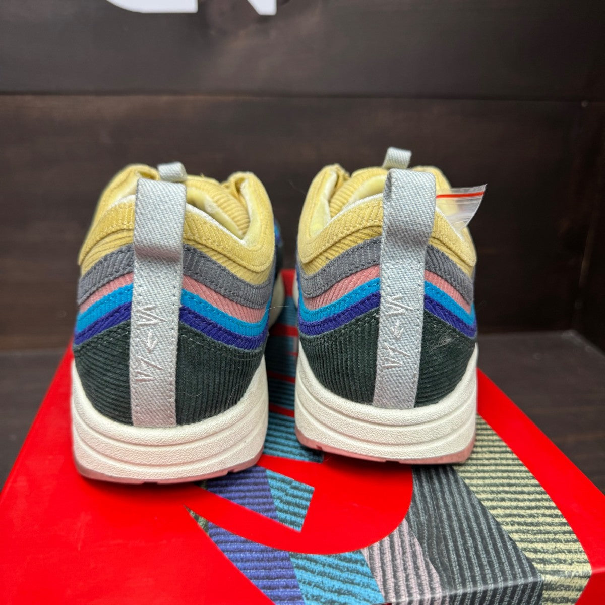 Nike Air Max 1/97 Sean Wotherspoon (Extra Lace Set Only) Size 12 (Pre-Owned) - Image 5