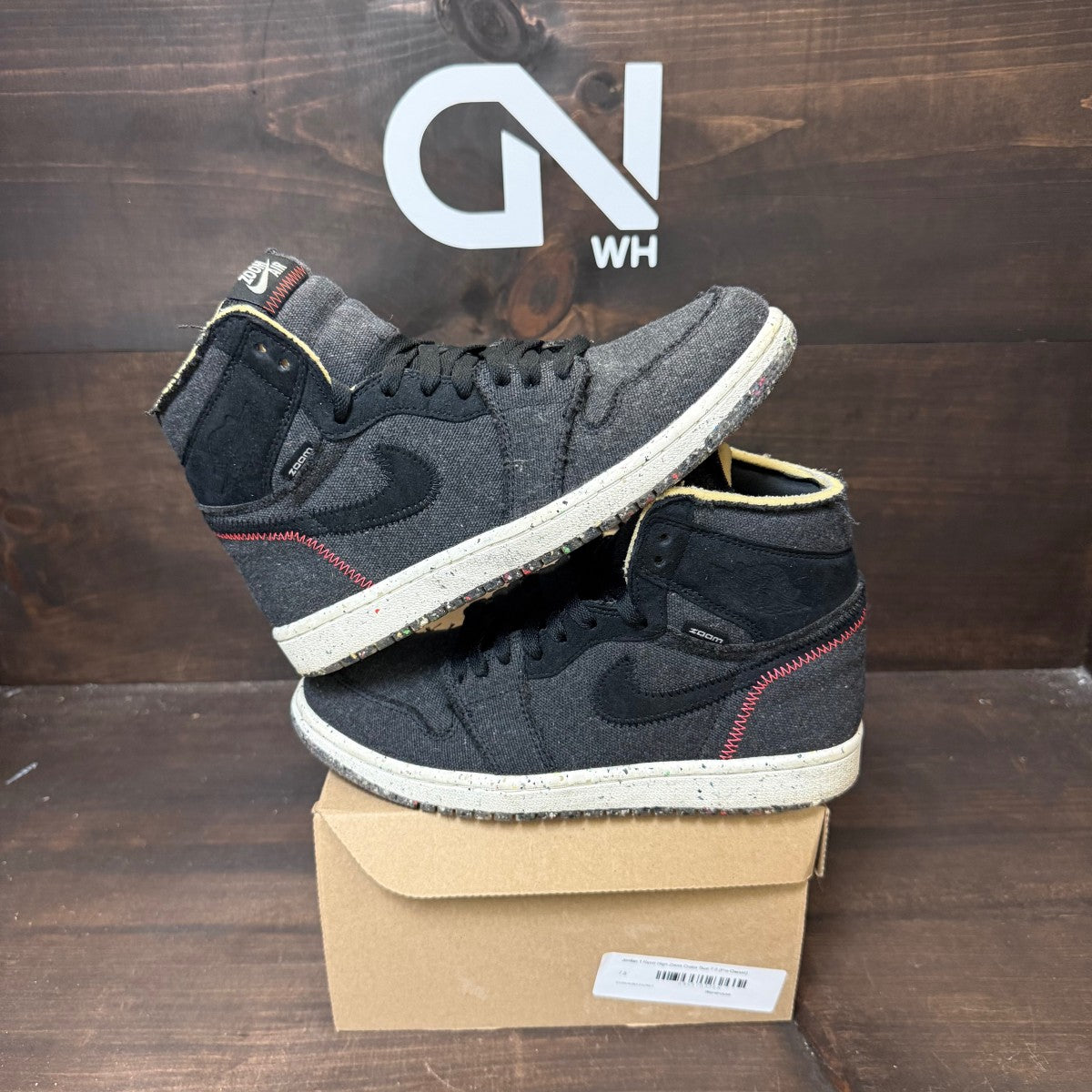 Jordan 1 Retro High Zoom Crater Size 7.5 (Pre-Owned) - Image 1