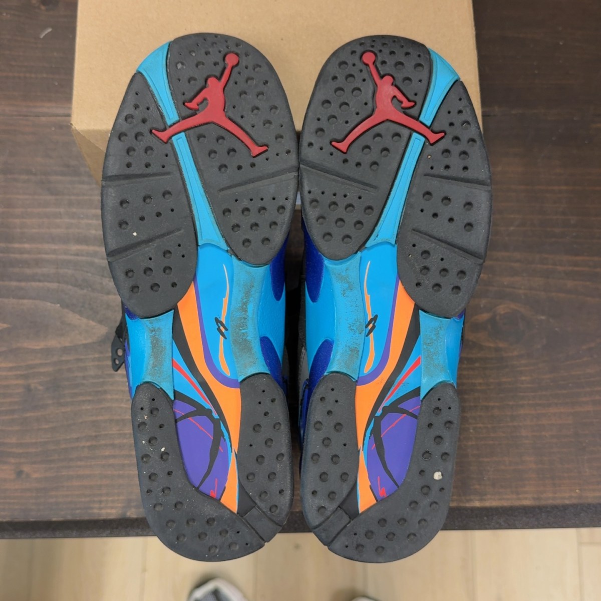 Jordan 8 Retro Aqua (2015) (GS) Size 6Y (Pre-Owned) - Image 8