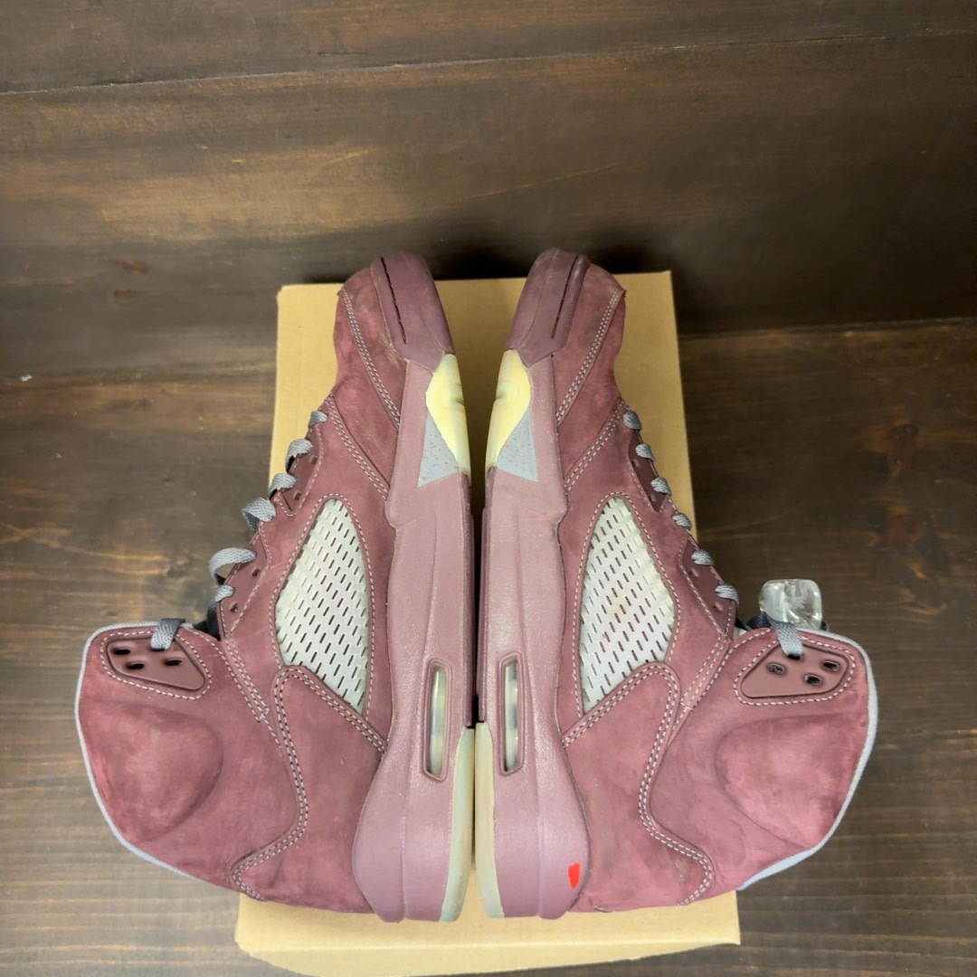 Jordan 5 Retro Burgundy (2023) Size 10 (Pre-Owned) - Image 5