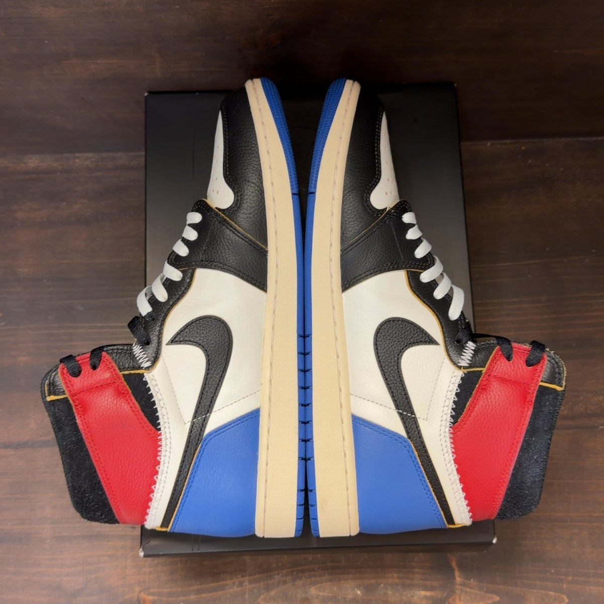 Jordan 1 Retro High OG SP Fragment x Union LA Varsity Red Sport Royal - Image 5