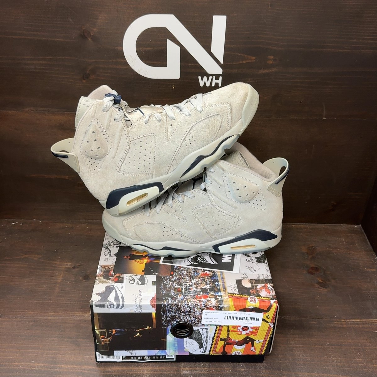Jordan 6 Retro Georgetown (2022) Size 11 (Pre-Owned) - front