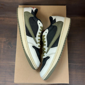 Jordan 1 Retro Low OG SP Travis Scott Olive (Women's) Size 8W (Pre-Owned) - Image 2