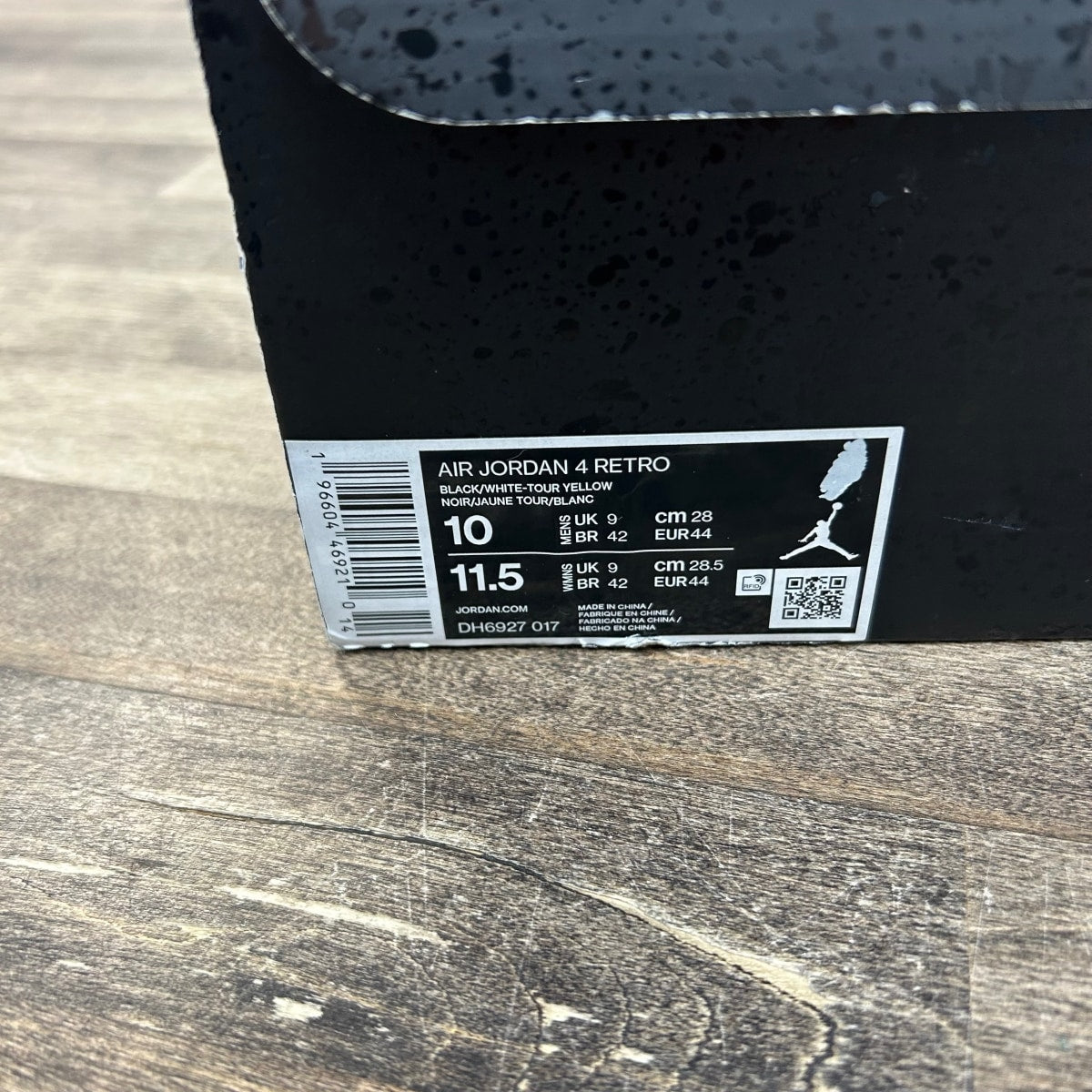 Jordan 4 Retro Thunder (2023) Size 10 (Pre-Owned) - Image 6