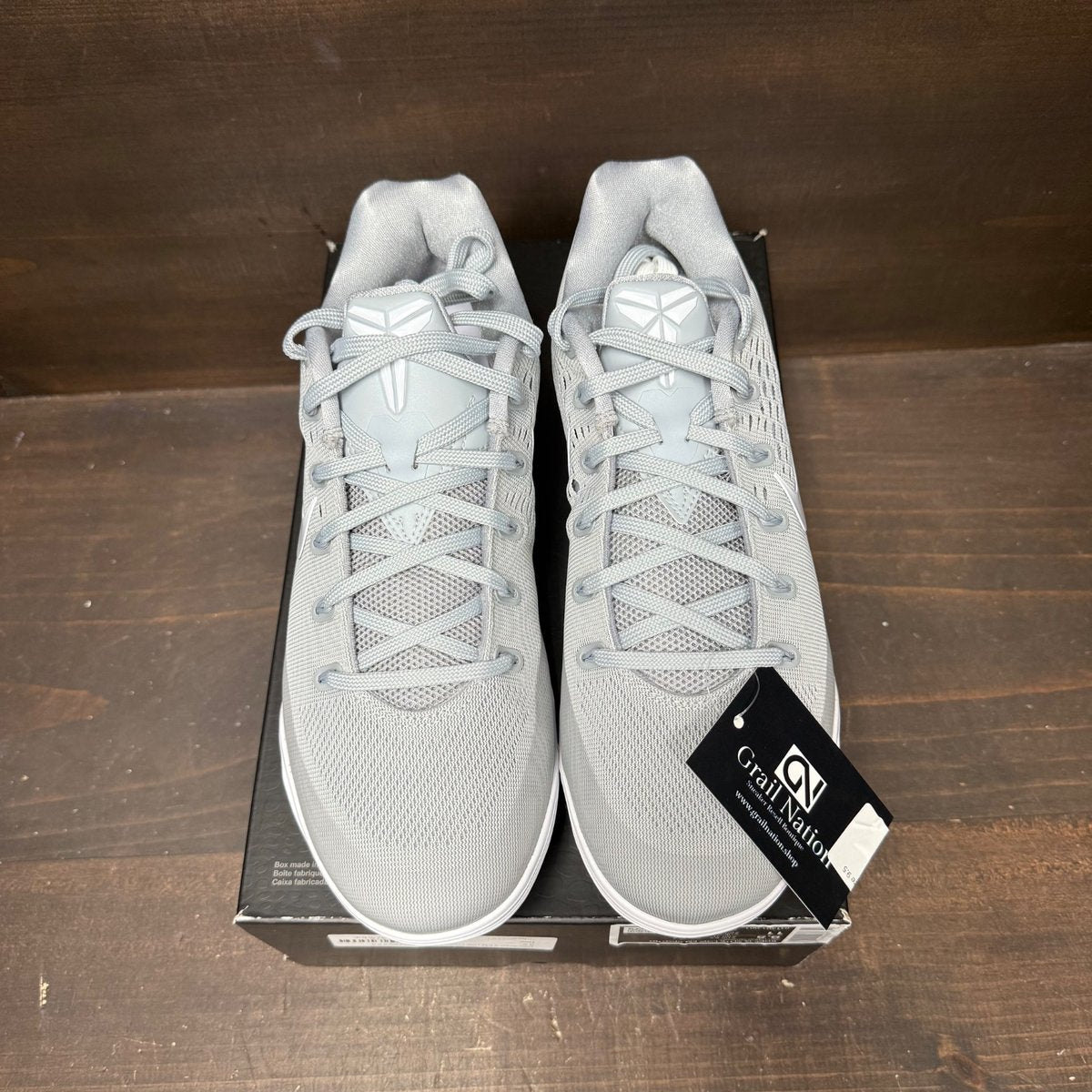 Nike Kobe 9 EM Low Protro TB Wolf Grey Size 9.5 - back