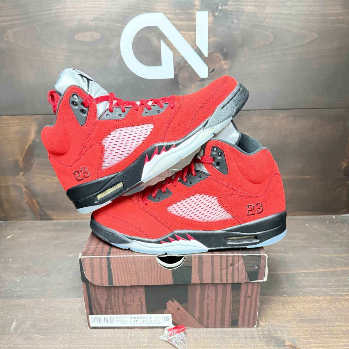 Jordan 5 Retro Raging Bull Red (2021) - Image 1