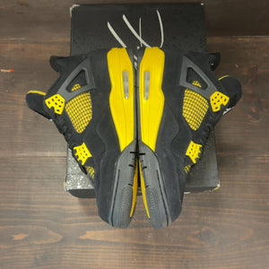 Jordan 4 Retro Thunder (2023) Size 10 (Pre-Owned) - aux