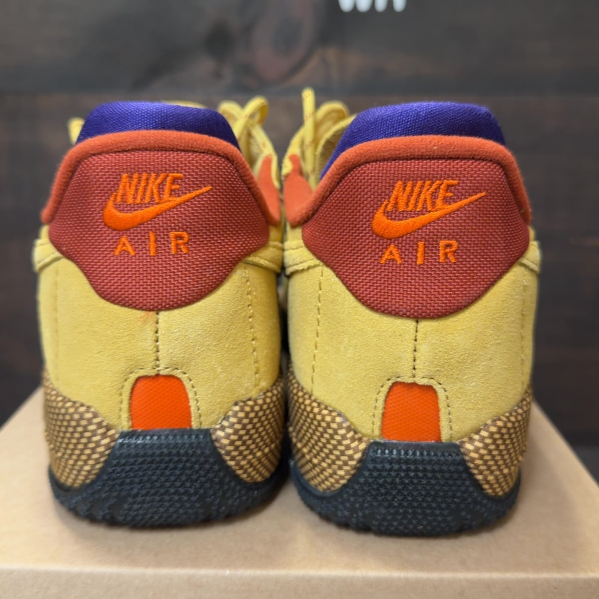 Nike Air Force 1 Wild Low Wheat Gold (Women's) Size 11W (Pre-Owned) - Image 4