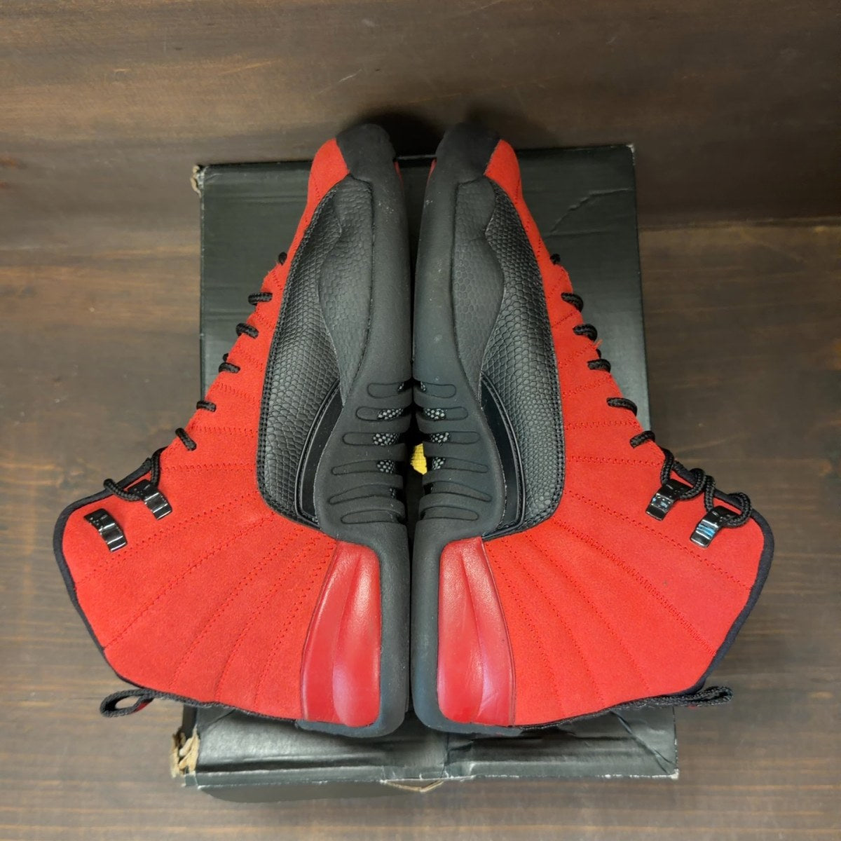Jordan 12 Retro Reverse Flu Game (GS) - Image 5