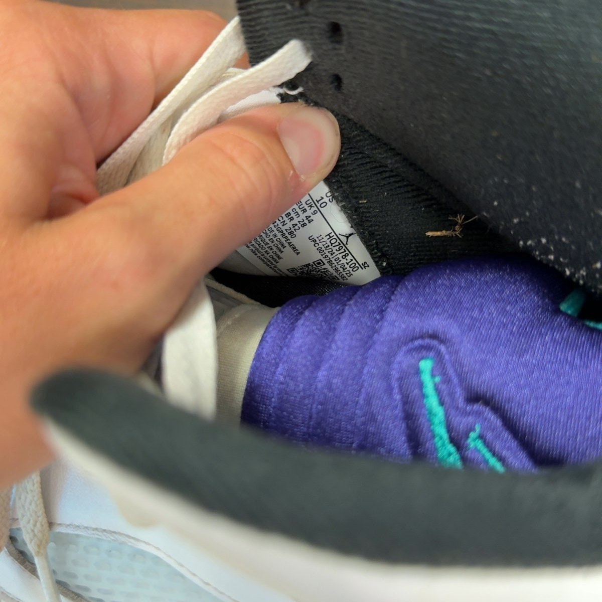 Jordan 5 Retro Grape (2025) Size 10 (Pre-Owned) - aux
