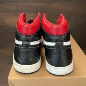 Jordan 1 Retro High Satin Snake Chicago (Women's) Size 6W (Pre-Owned) - Image 5