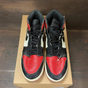 Jordan 1 Retro High Bred Toe (GS) Size 7Y (Pre-Owned) - tag