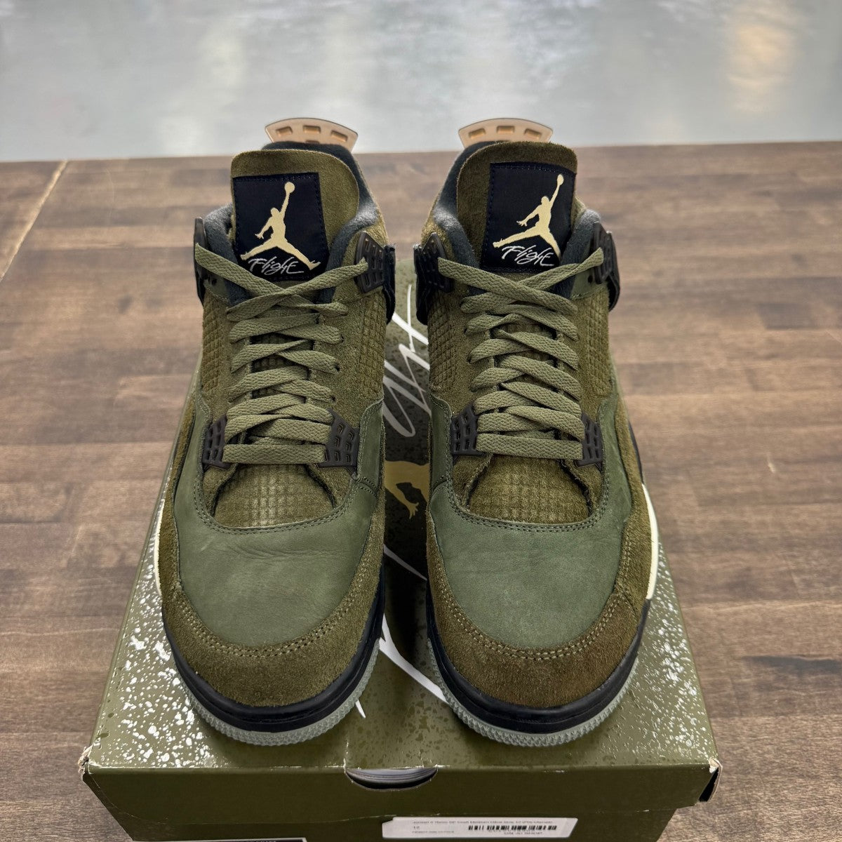 Jordan 4 Retro SE Craft Medium Olive Size 12 (Pre-Owned) - Image 3