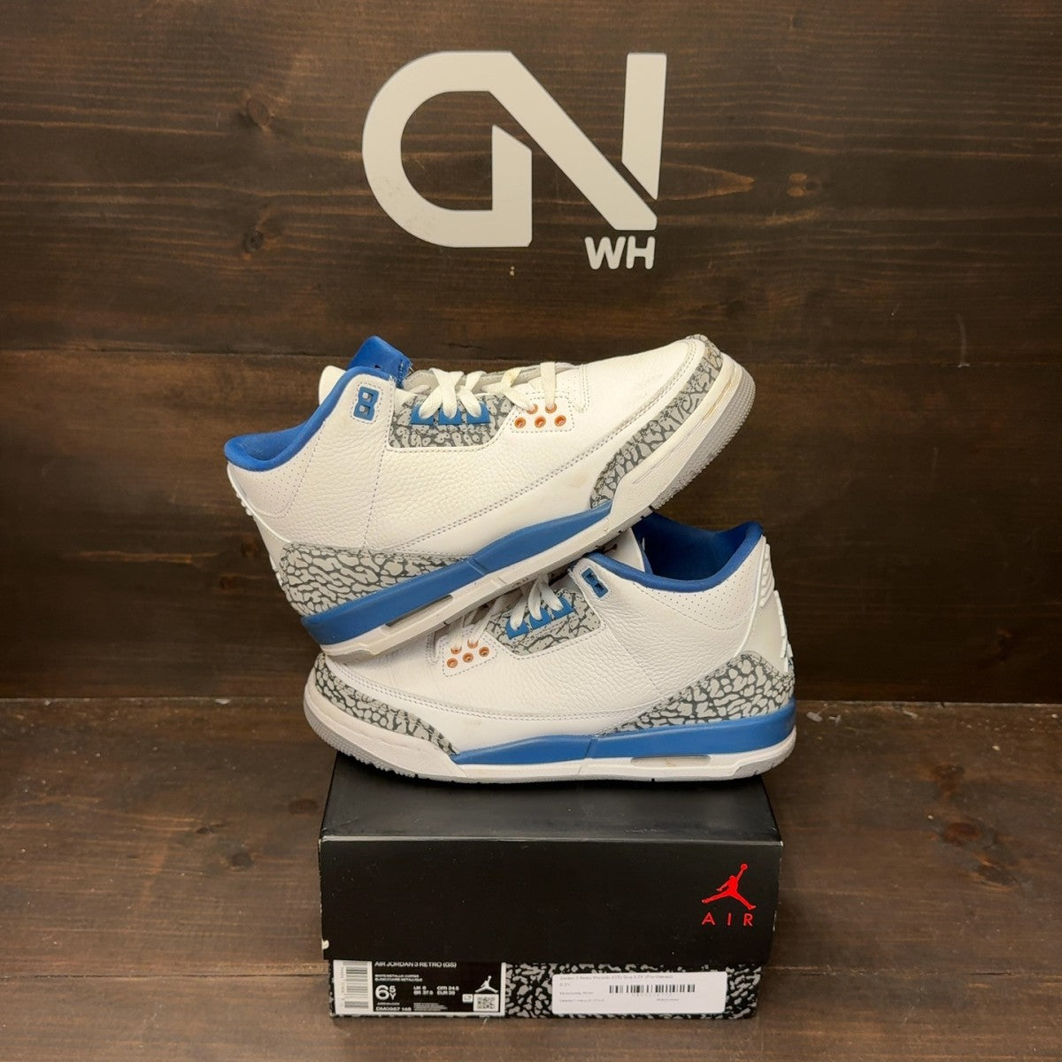 Jordan 3 Retro Wizards (GS) - Image 1