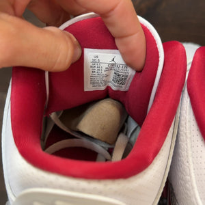 Jordan 3 Retro Cardinal Red Size 10.5 (Pre-Owned) - aux
