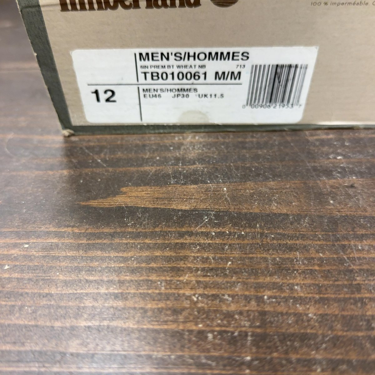 Timberland 6" Premium Waterproof Boot Wheat Size 12 (Pre-Owned) - aux