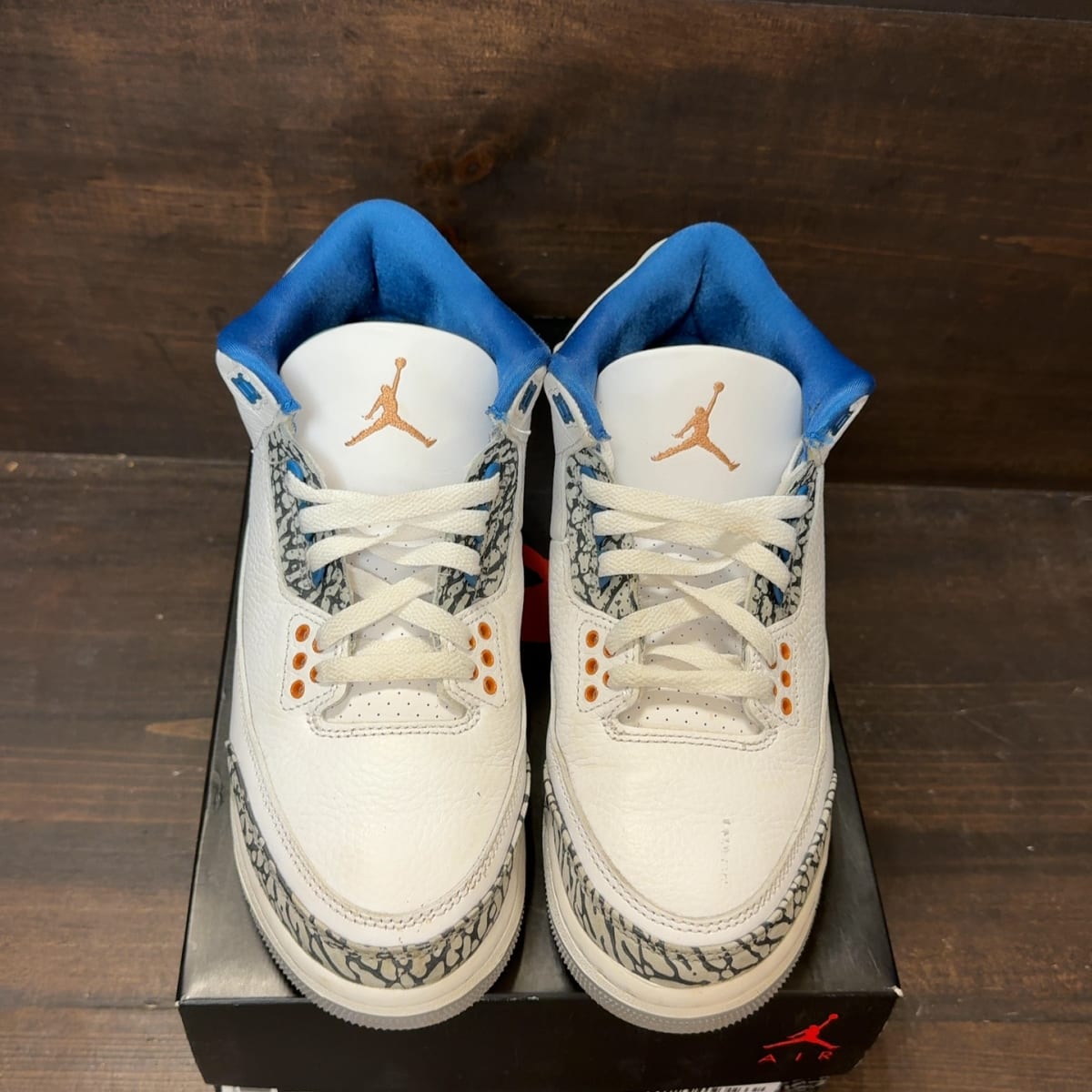 Jordan 3 Retro Wizards (GS) Size 6.5Y (Pre-Owned) - tag