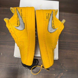 Nike Air Force 1 Low Off-White ICA University Gold - Image 3