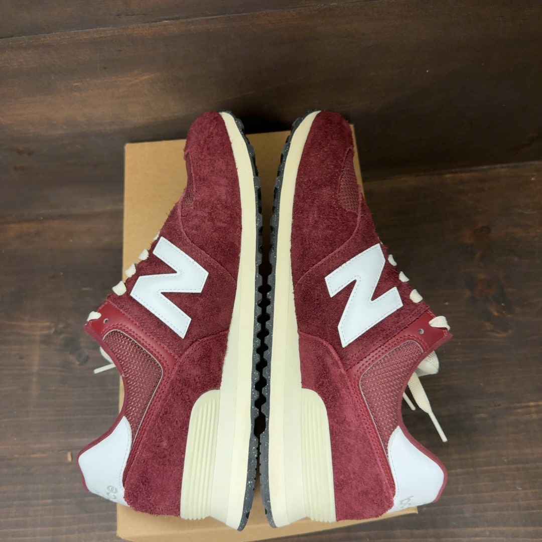 New Balance 574 Classic Crimson Size 11.5 (Pre-Owned) - Image 6