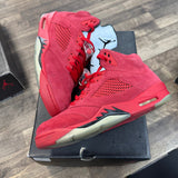 Jordan 5 Retro Red Suede - Image 1
