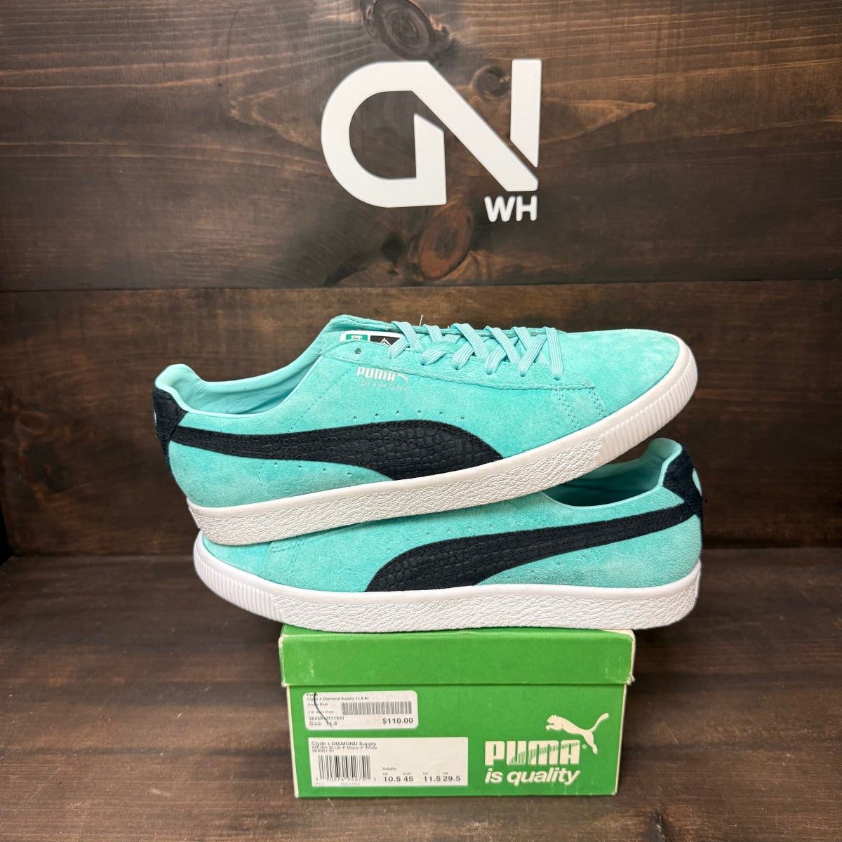 Puma Clyde Diamond Supply Co Size 10.5 (Pre-Owned) - Image 1