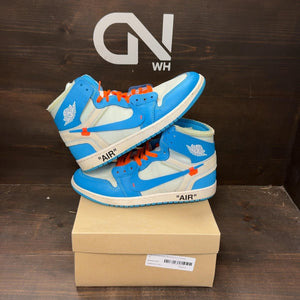Jordan 1 Retro High Off-White University Blue Size 11 (Pre-Owned) - front