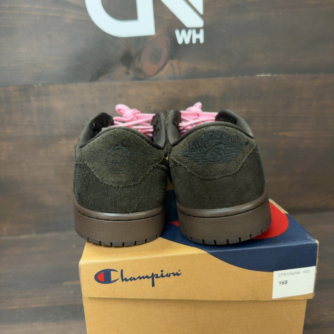 Jordan 1 Retro Low OG SP Travis Scott Velvet Brown Size 10 (Pre-Owned) - Image 4