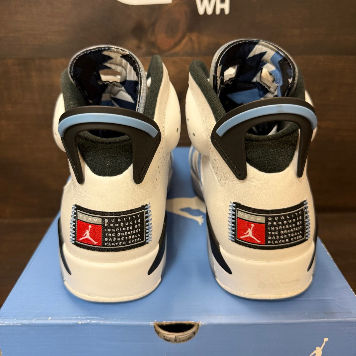 Jordan 6 Retro UNC White - Image 3